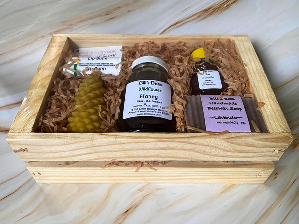 Bee Gift Box With Soap and Honey, Honey Bee Sweet Themed Gift
