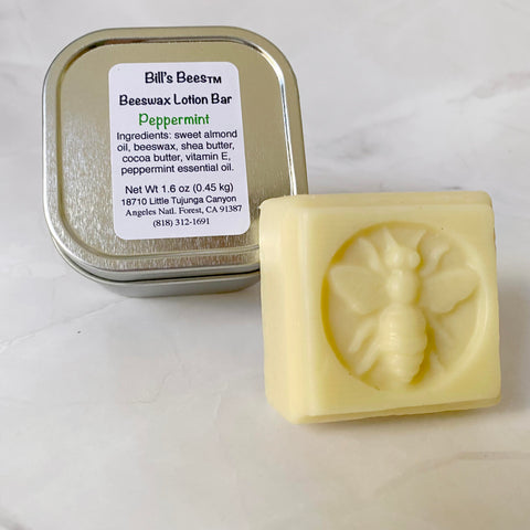 Peppermint Beeswax Lotion Bar