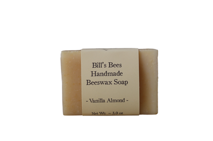 Vanilla Almond Oatmeal Handmade Beeswax Soap Bar