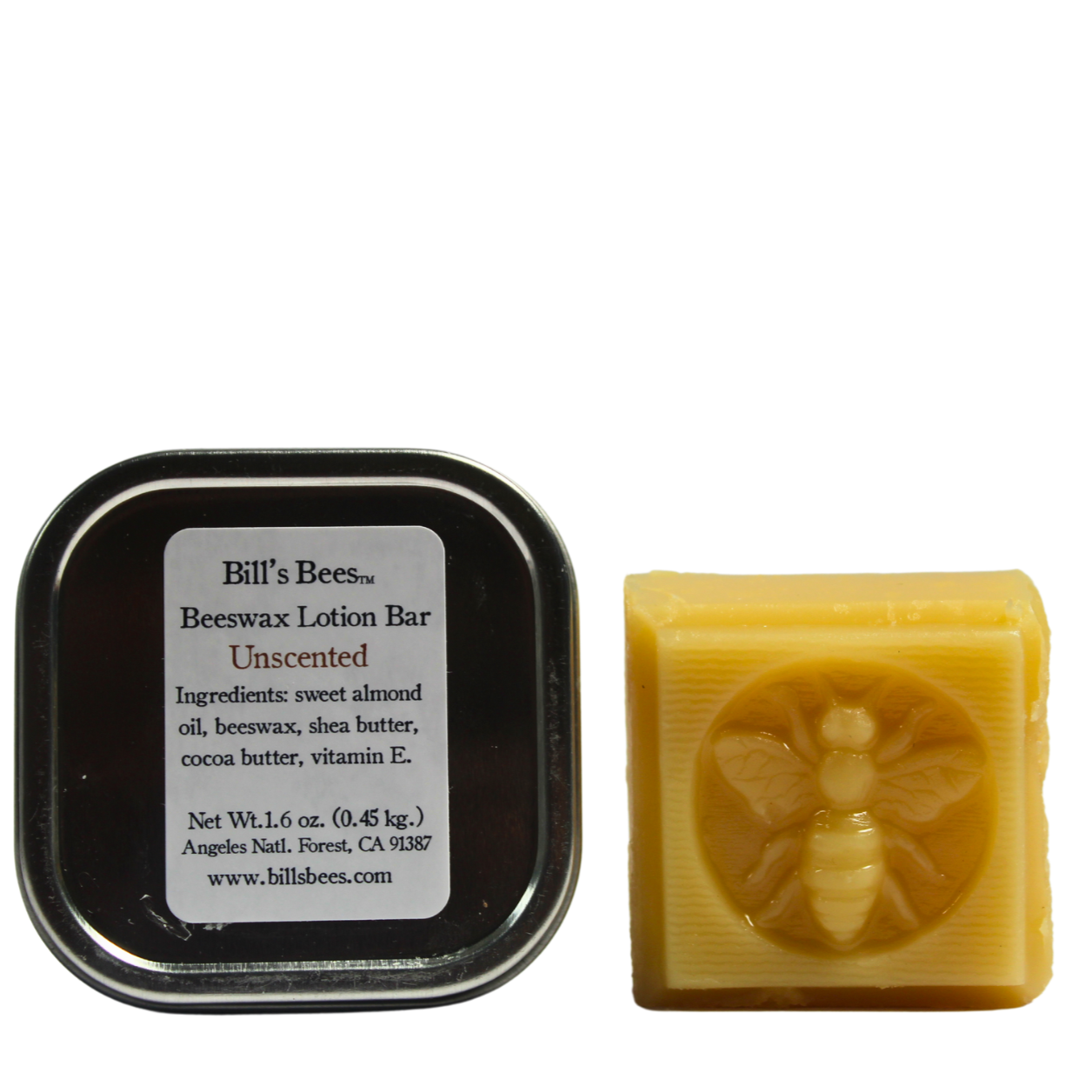 Unscented Beeswax Lotion Bar