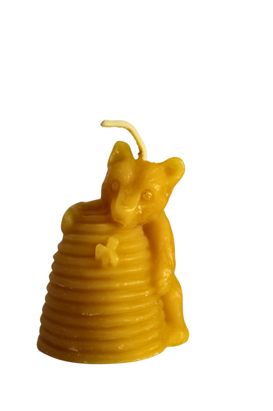 Beeswax Honey Bear and Skep