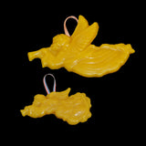Bill's Bees Beeswax Hanging Angel with Trumpet Set